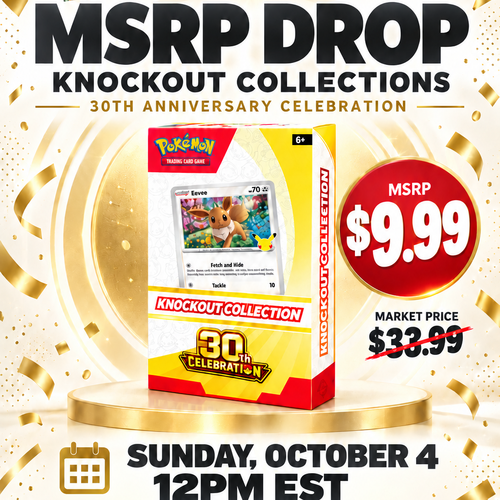 MSRP Drop 30th Celebration Knockout Pack